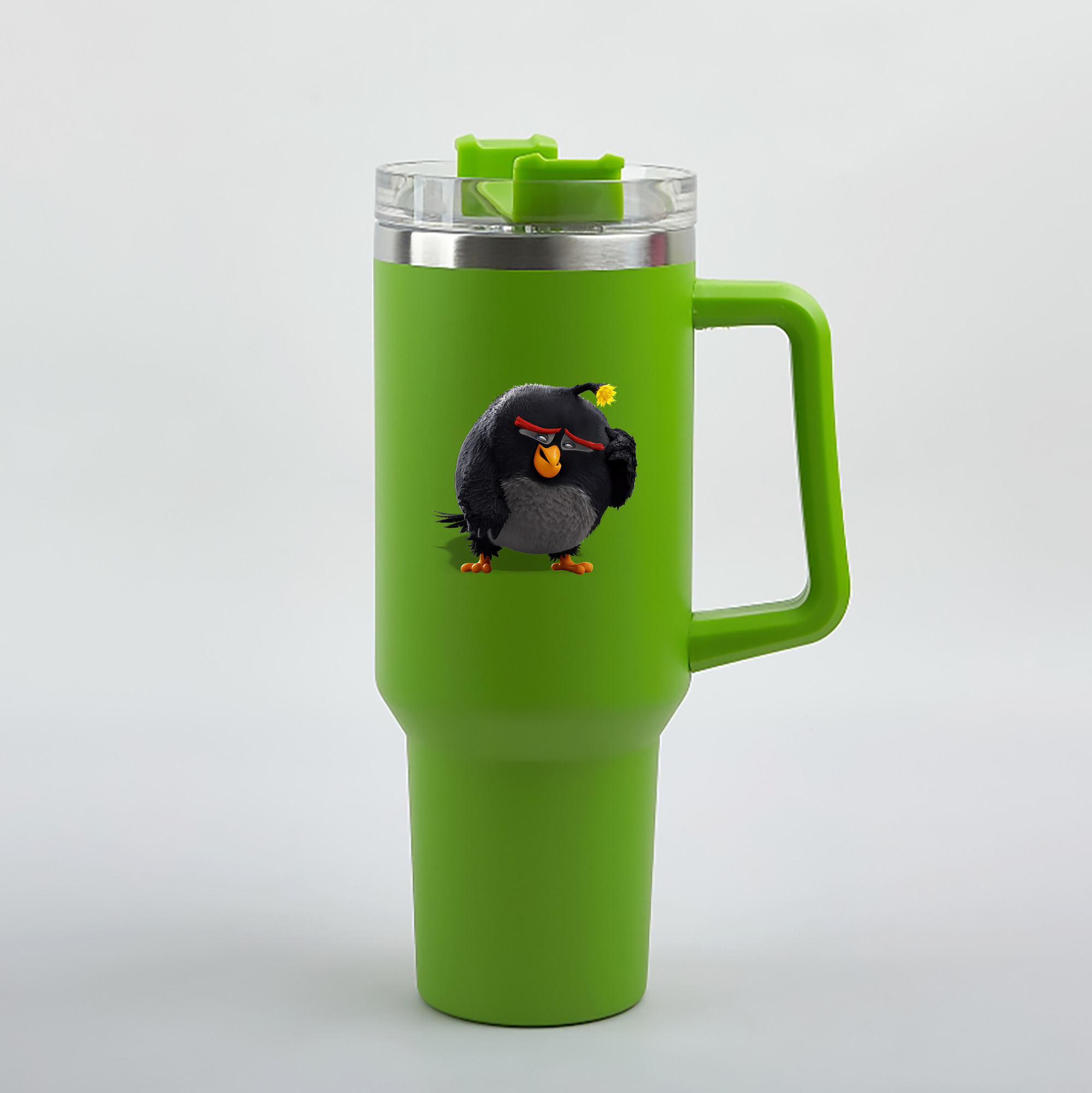（画像用） Angry Birds アングリーバード 1200mL車用タンブラー（カラープリント）